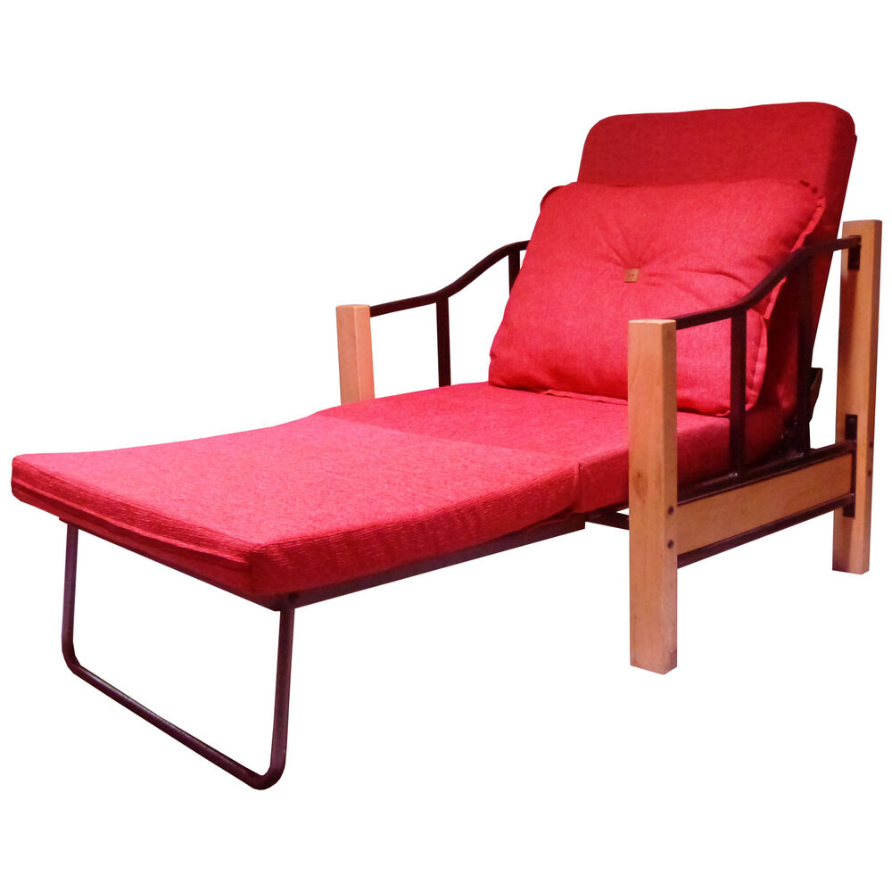 Sillon Cama Ranco "rojo" image number 2.0