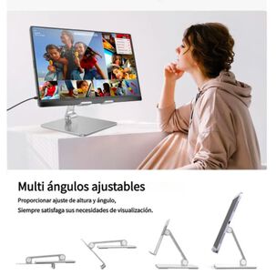 Soporte Escritorio Metal Plegable