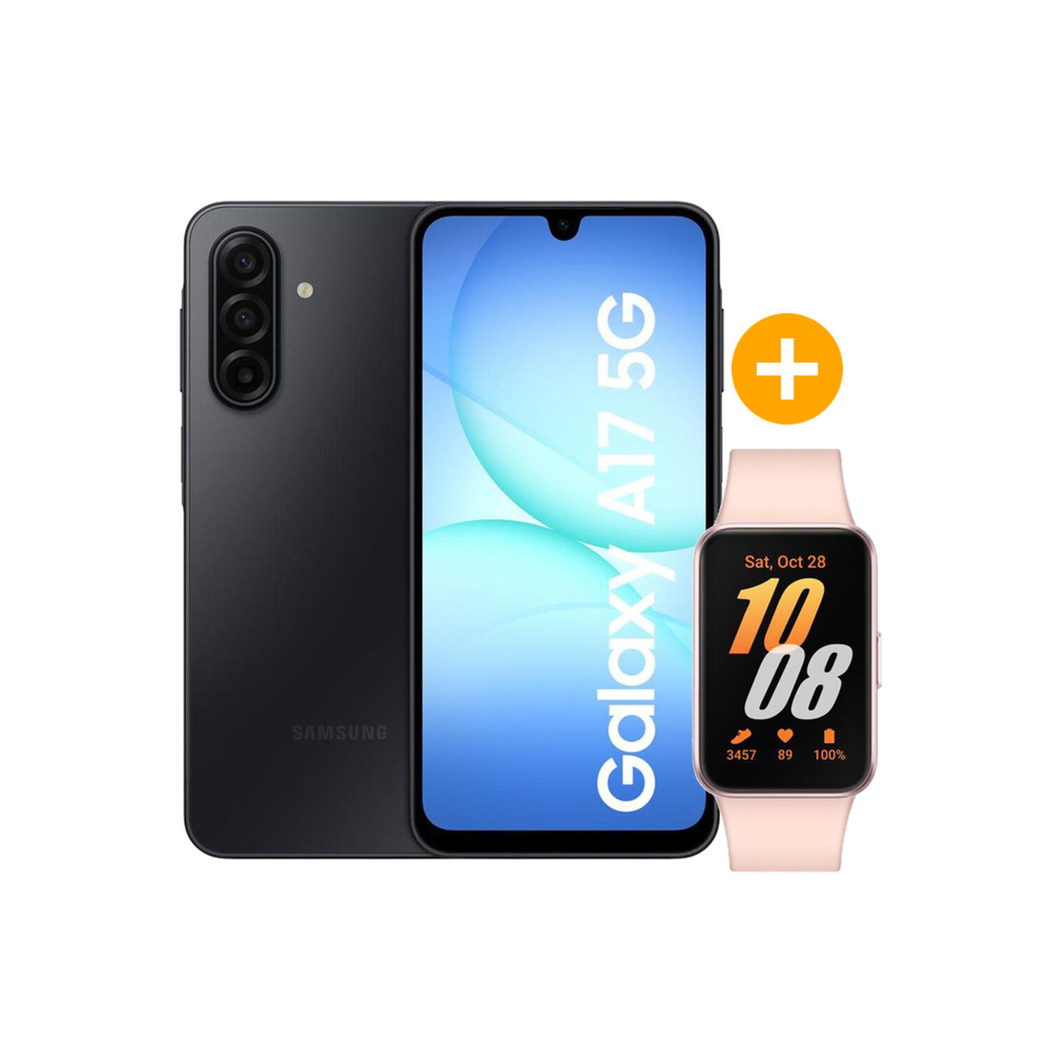 Samsung Galaxy A17 / 5G / 128 GB / Negro + Galaxy Fit3 image number 0.0