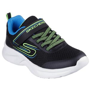 Zapatilla Infantil Ni&ntilde;o Skechers Dynamatic Negro/azul