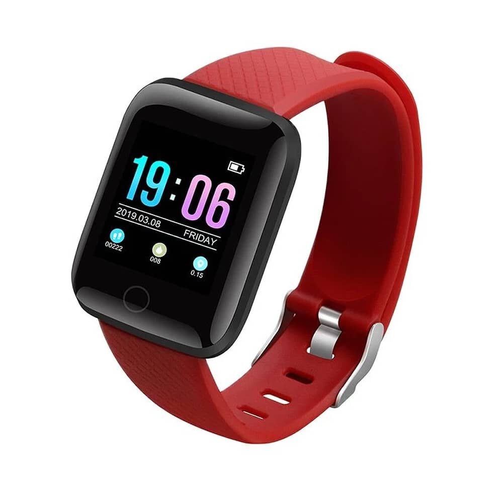 Smartwatch Touch Deportivo Multi Funciones Deportivas Rojo image number 2.0