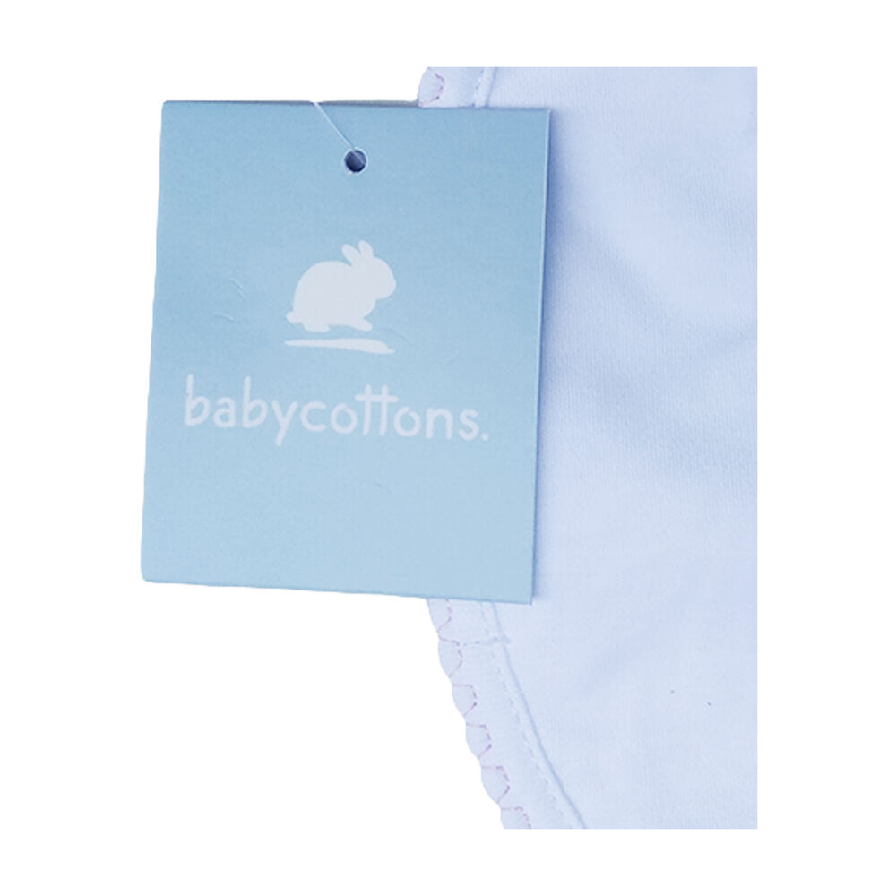Babero Babycottons Charlie Rabbit Rever Small Bco/rosa image number 1.0