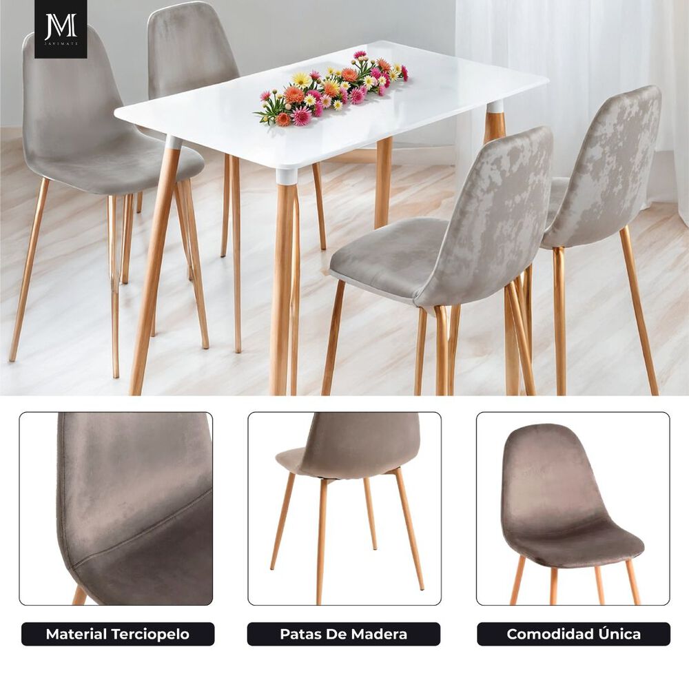 Silla De Comedor Spoon Gris image number 5.0