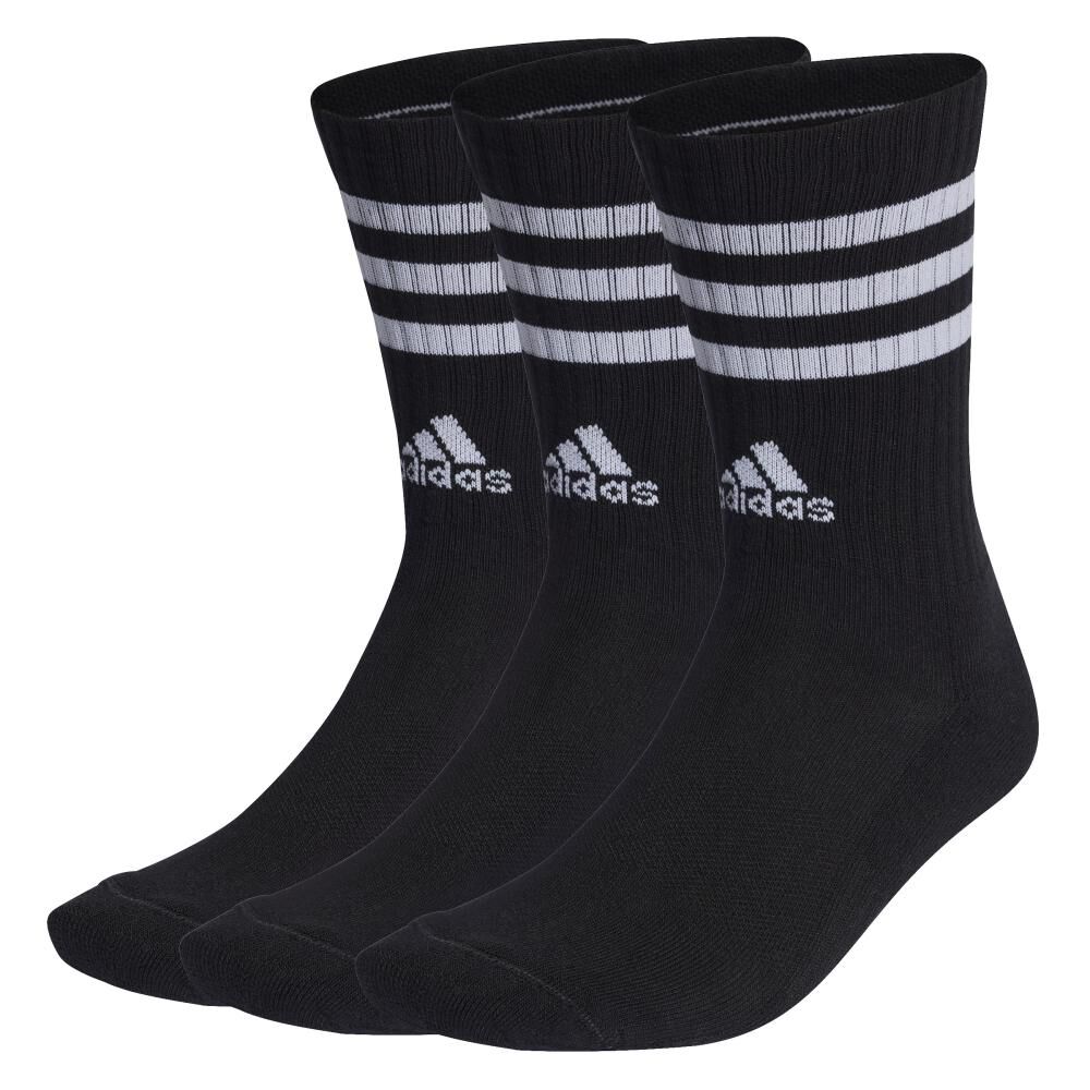 Pack Calcetines A Media Pantorrilla Acolchados 3 Tiras Adidas / 3 Pares image number 0.0