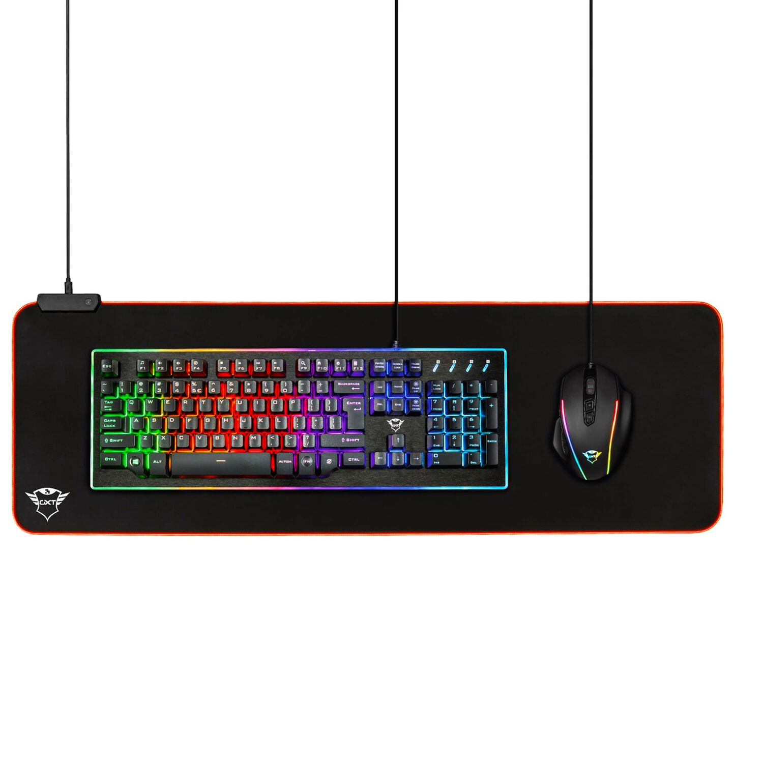 Mouse Pad Rgb Xxl Trust Gxt 764 Glide 93x30cm Gamer image number 9.0