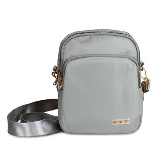 Cartera Bandolera Isa Gris Anabella Sachi