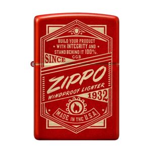 Encendedor Zippo Zippo It Works Design Rojo Zp48620