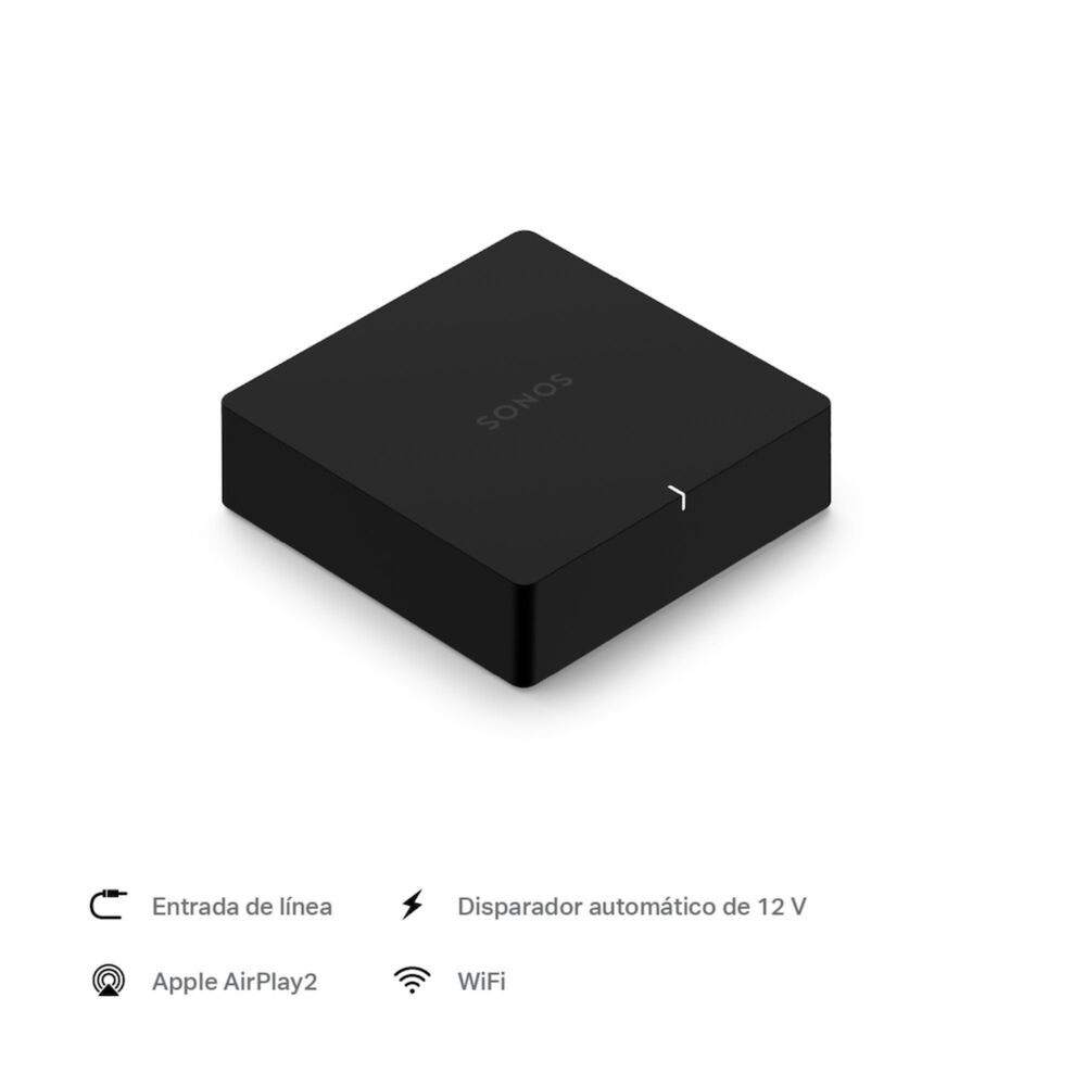 Amplificador Sonos Port Wireless Amplifier Streamer Negro image number 5.0