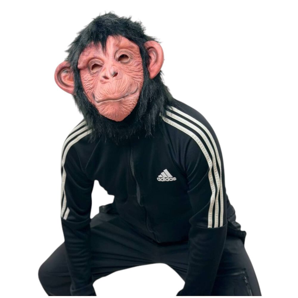 Mascara Mono Simio Animal Halloween image number 3.0