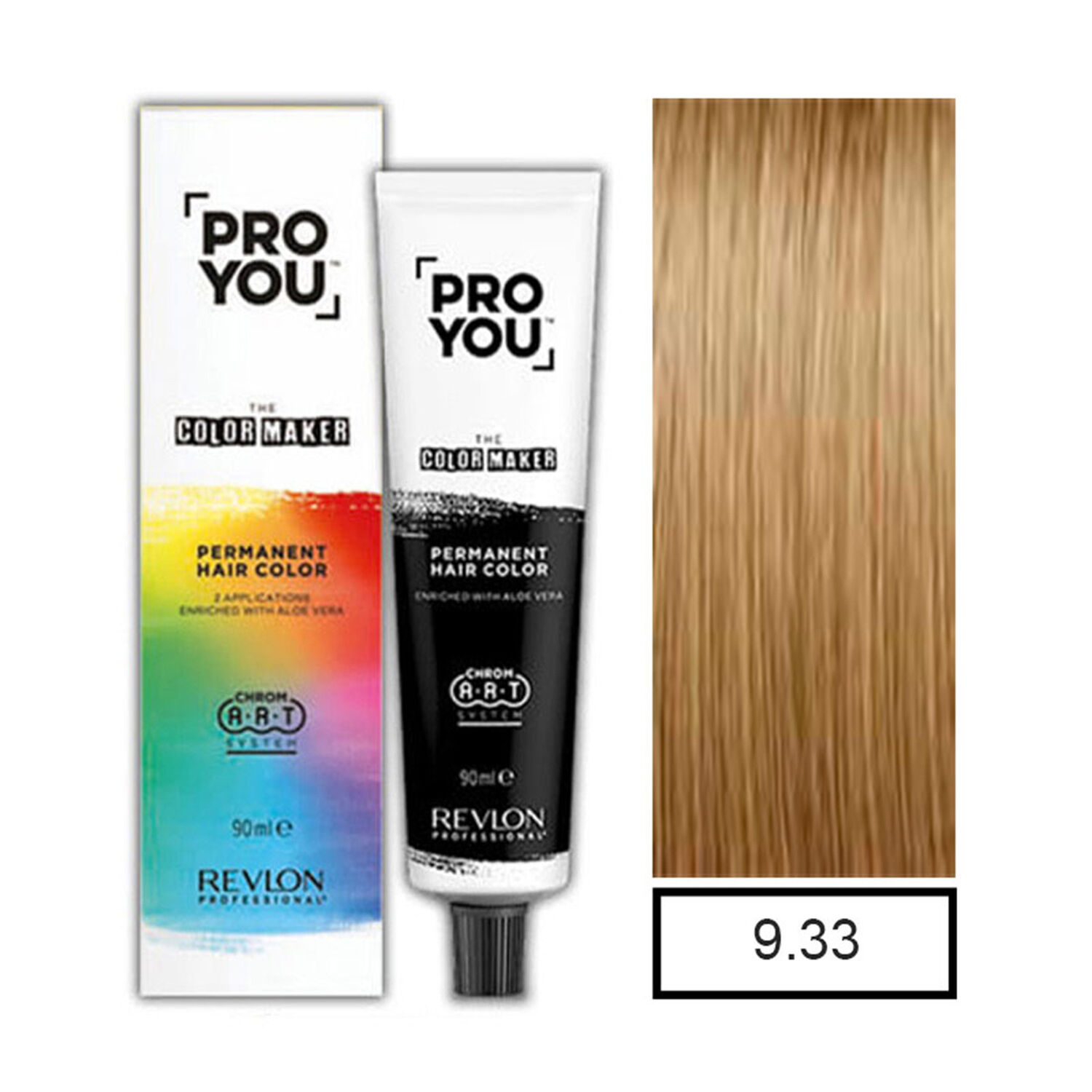 Pro You Color Maker Tintura Permanente Rubio Muy Claro Dora. Inten. 9.33 90ml +oxidante image number 0.0