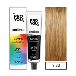Pro You Color Maker Tintura Permanente Rubio Muy Claro Dora. Inten. 9.33 90ml +oxidante
