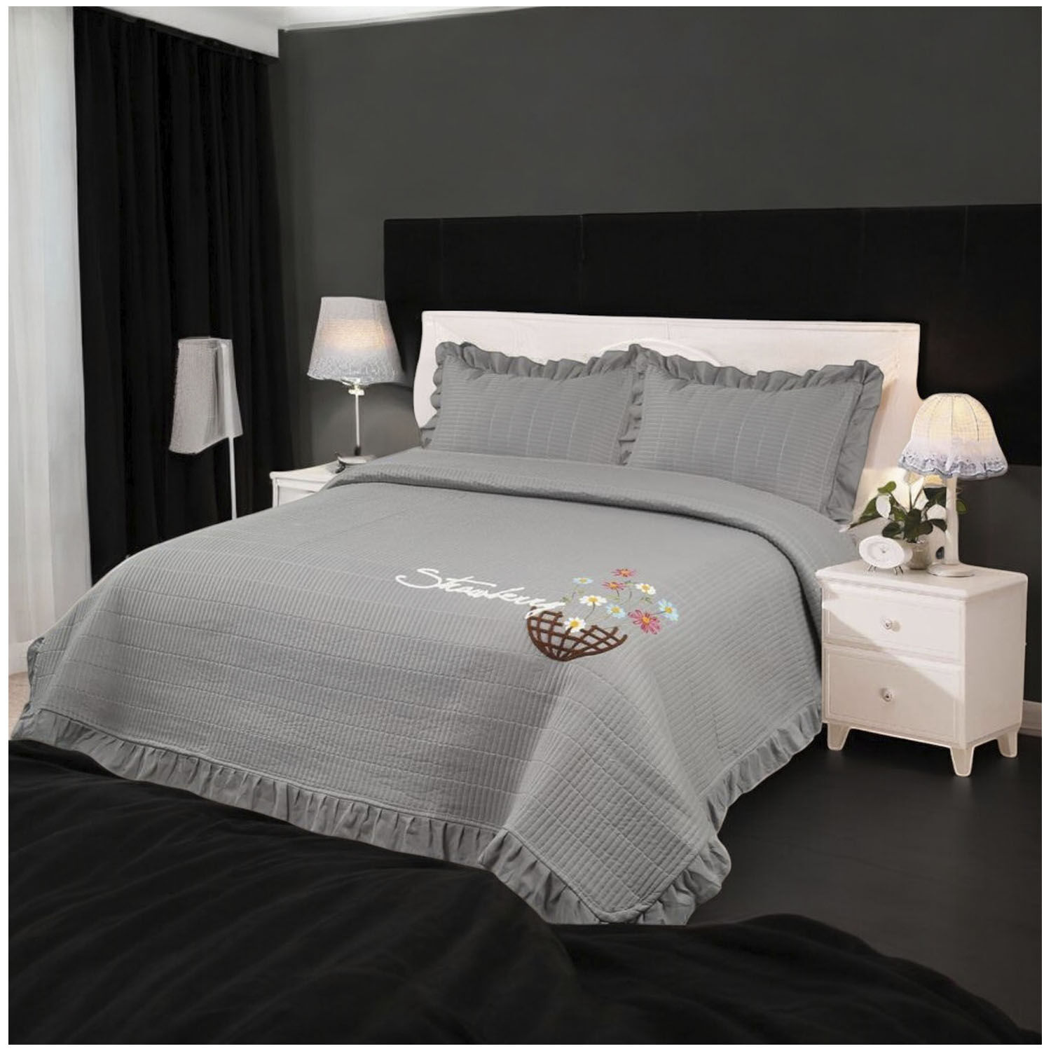 Cubrecama Tipo Quilt Bordado 2 Plazas-07 image number 0.0