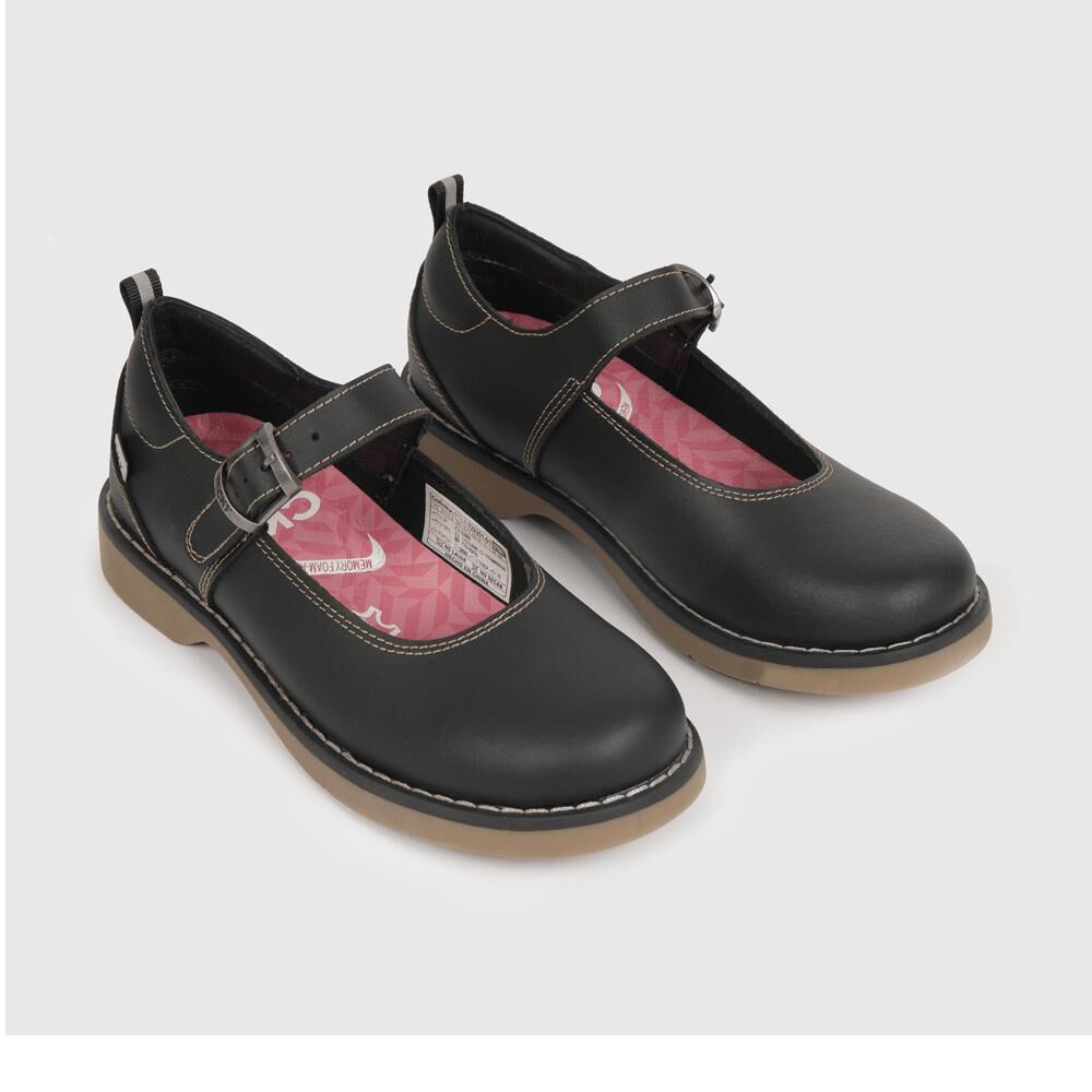 Zapato Escolar Niña Colloky Negro image number 0.0