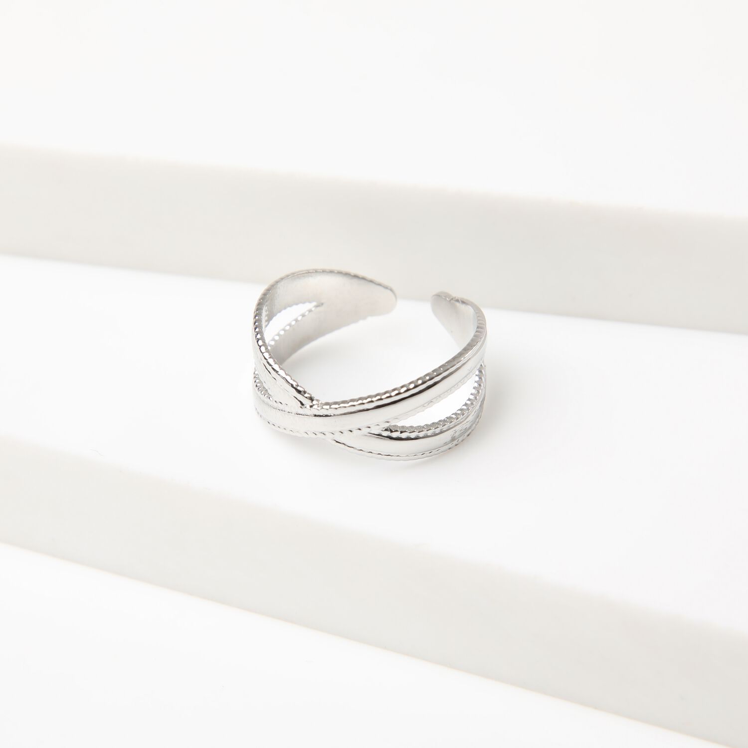Anillo 19v69 Plateado Mujer Str214 image number 1.0