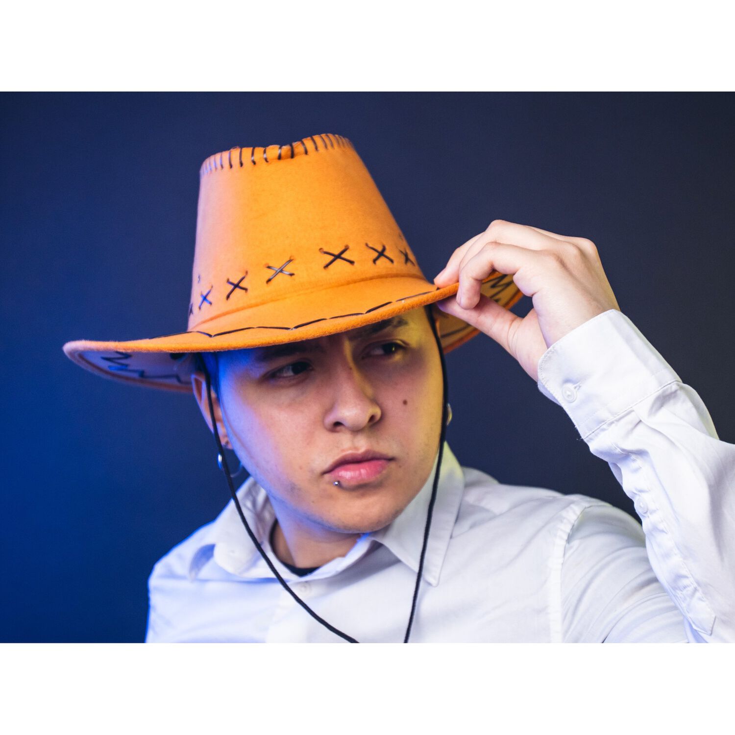 Sombrero De Vaquero Para Adulto Accesorio image number 1.0