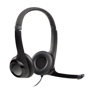 Audifono Con Microfono Usb Logitech H390 Color Negro