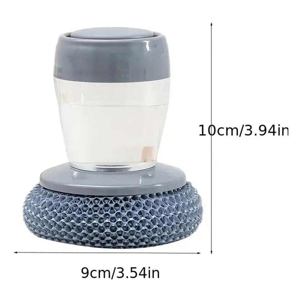 Cepillo Lavado Ollas Acero Inoxidable Mango Ergonomico image number 4.0