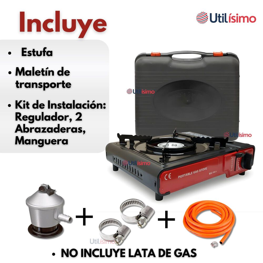 Cocina Port&aacute;til Cocinilla Camping + Kit De Instalaci&oacute;n image number 2.0