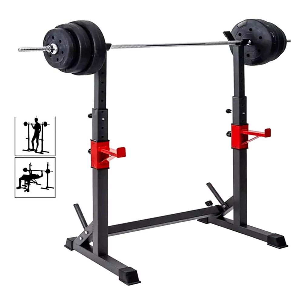 Rack Squat Sentadillas Ajustable Barra Pesas Pre Y Olimpica image number 1.0