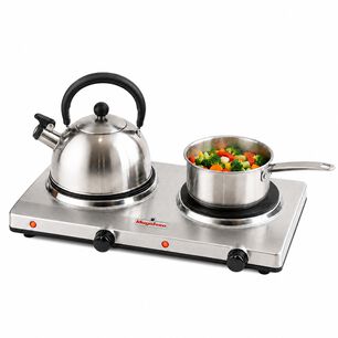 Cocina Encimera El&eacute;ctrica Magefesa Mgf8022 Dinamic Inox Dual