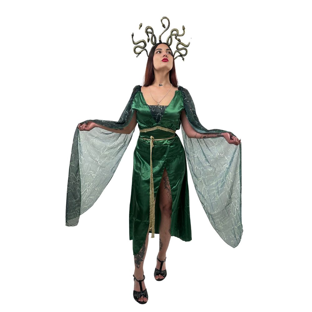 Disfraz Cosplay Medusa Mitologia Griega Gorgona image number 2.0
