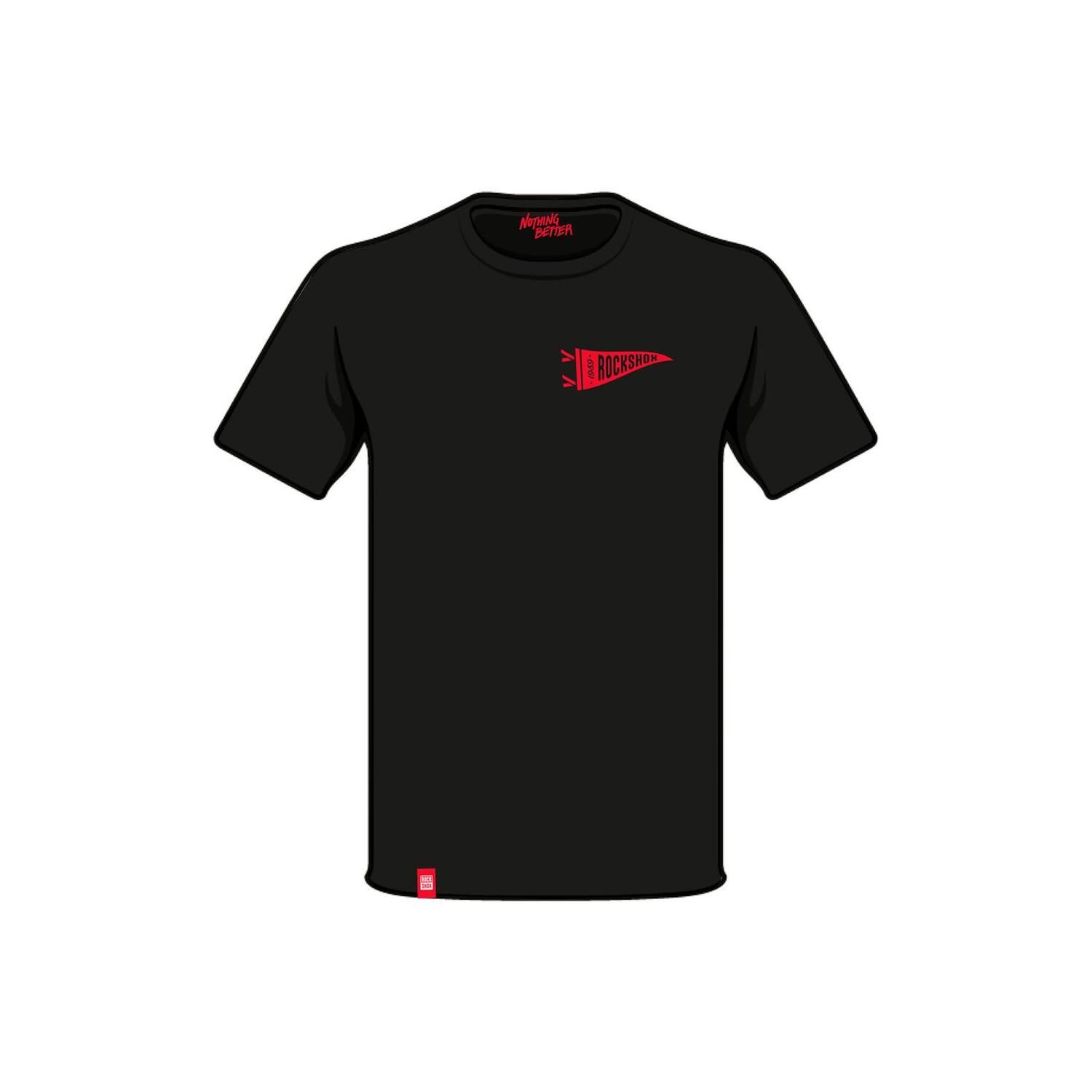 Polera Rockshox Manga Corta Pennant Negro image number 0.0