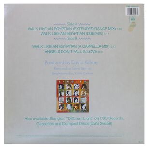 Bangles - Walk Like An Egyptian | 12" Maxi Single Usado
