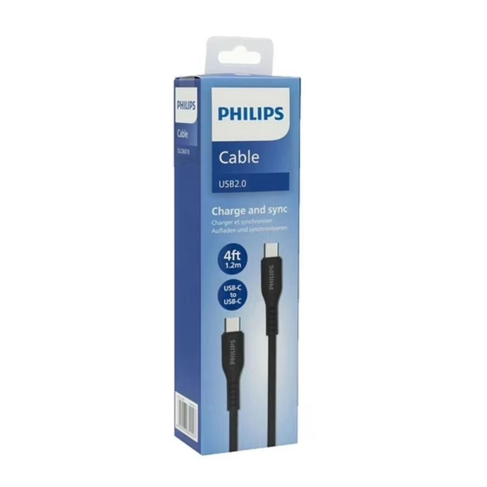 Cable Usb C A Usb C 1mt 60w Negro Dlp8601b/71 image number 2.0