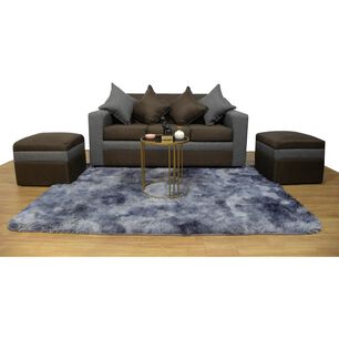 Sofá Almore Paris + Pouf / 5 Cuerpos