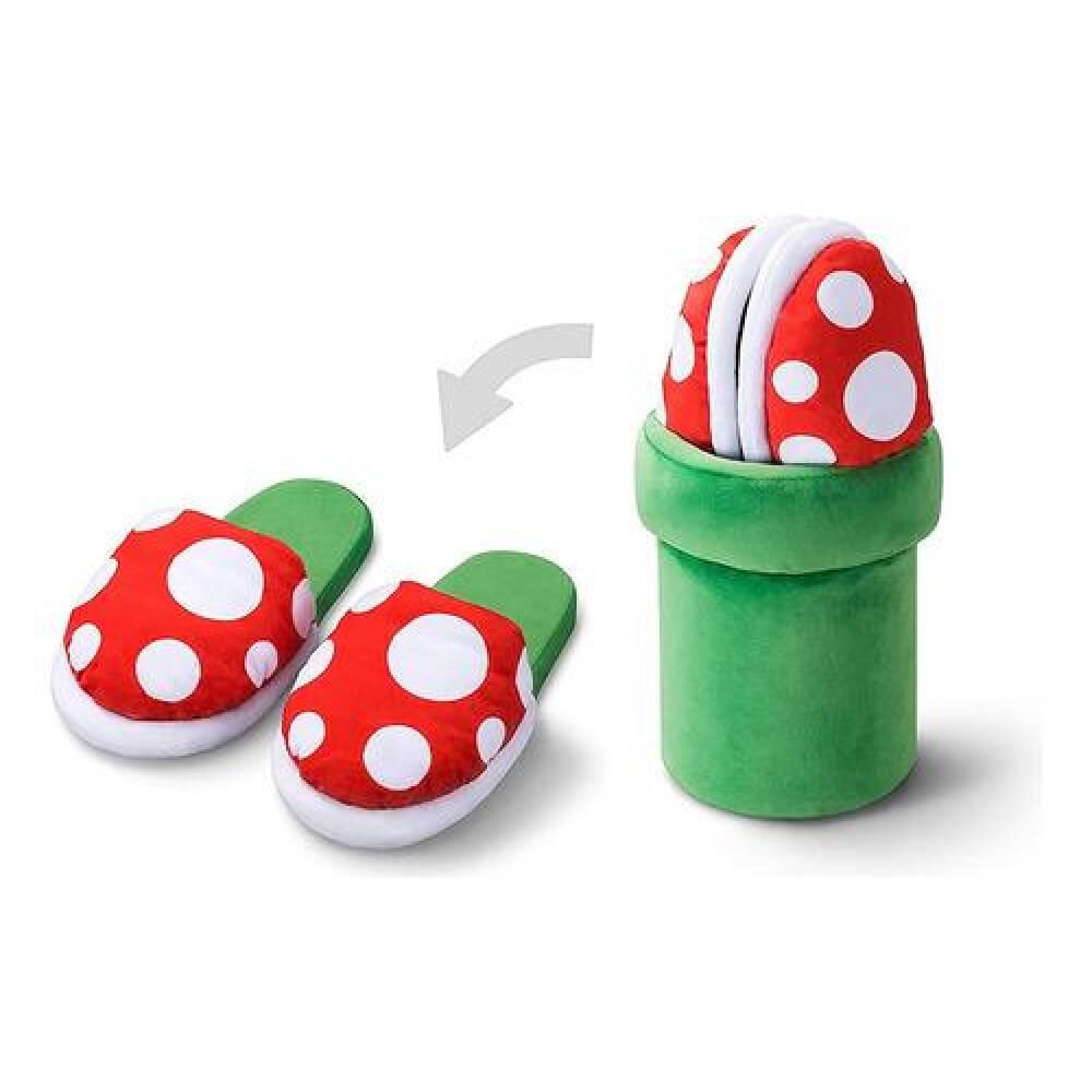 Pantuflas 3d Planta Piraña Carnivora Super Mario image number 1.0