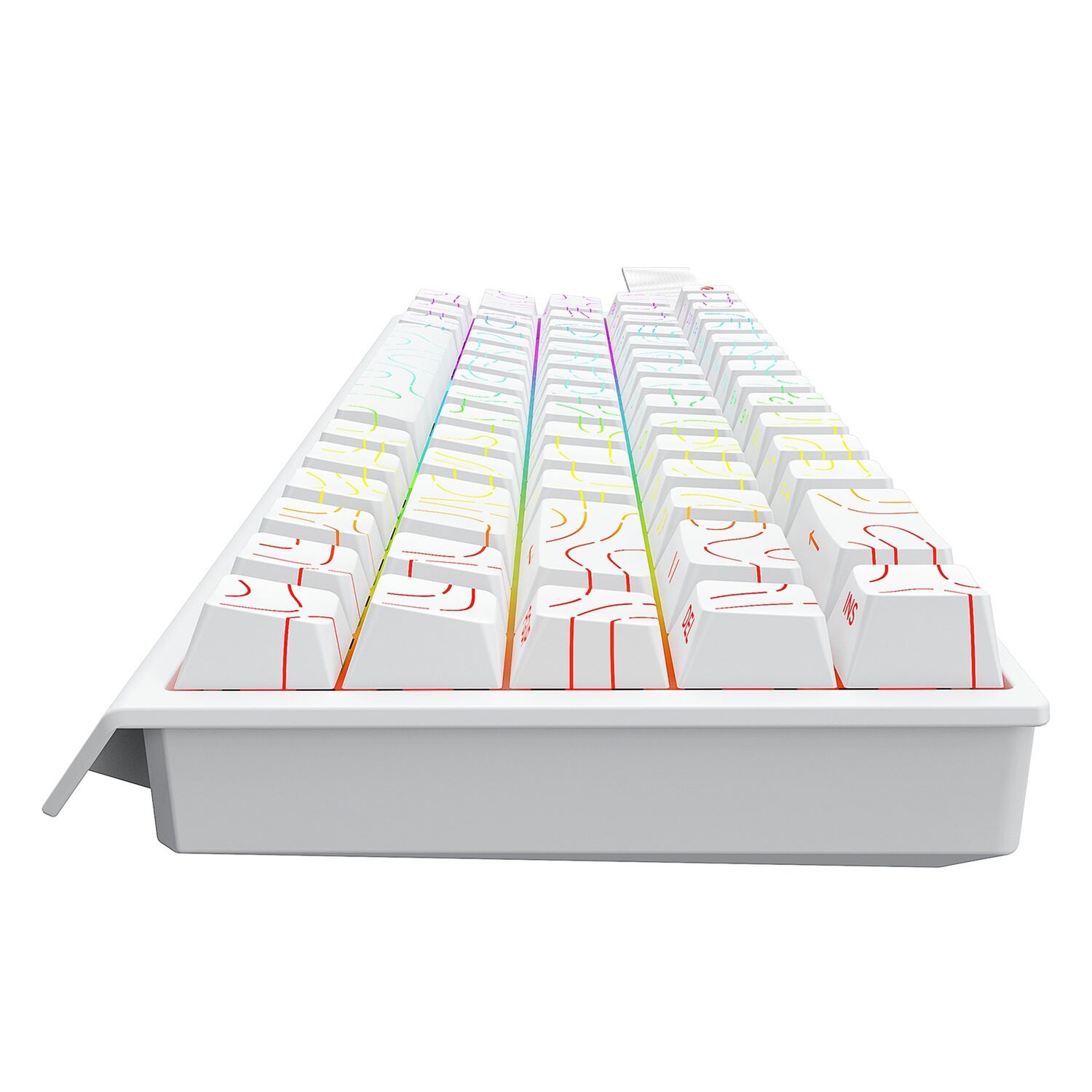 Teclado Mec&aacute;nico Gamer Compacto Rgb Kb922lb Blanco Havit image number 4.0