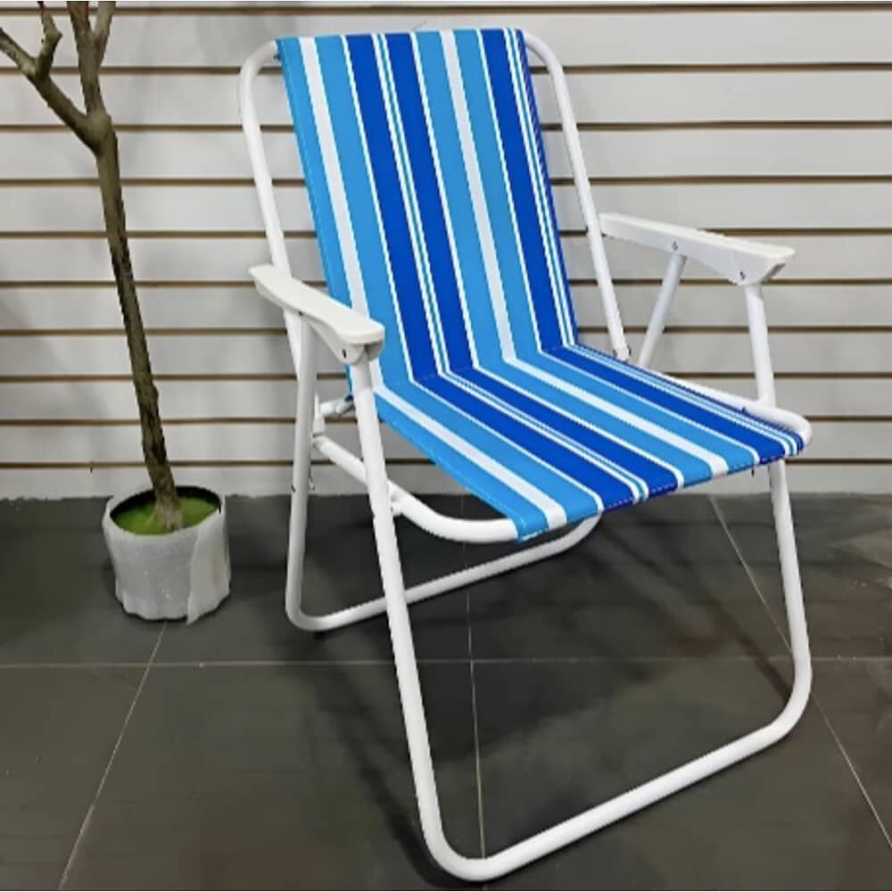 Silla De Playa Plegable Mdl 3 Celeste image number 2.0