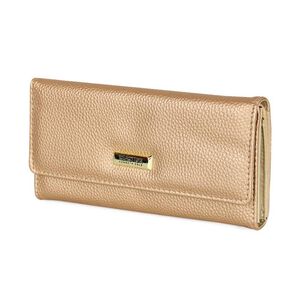 Billetera Mujer Fidelia Rosa Metalizado Kenneth Cole