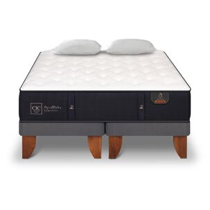 Cama Europea Cic Premium / King / Base Dividida + Almohadas