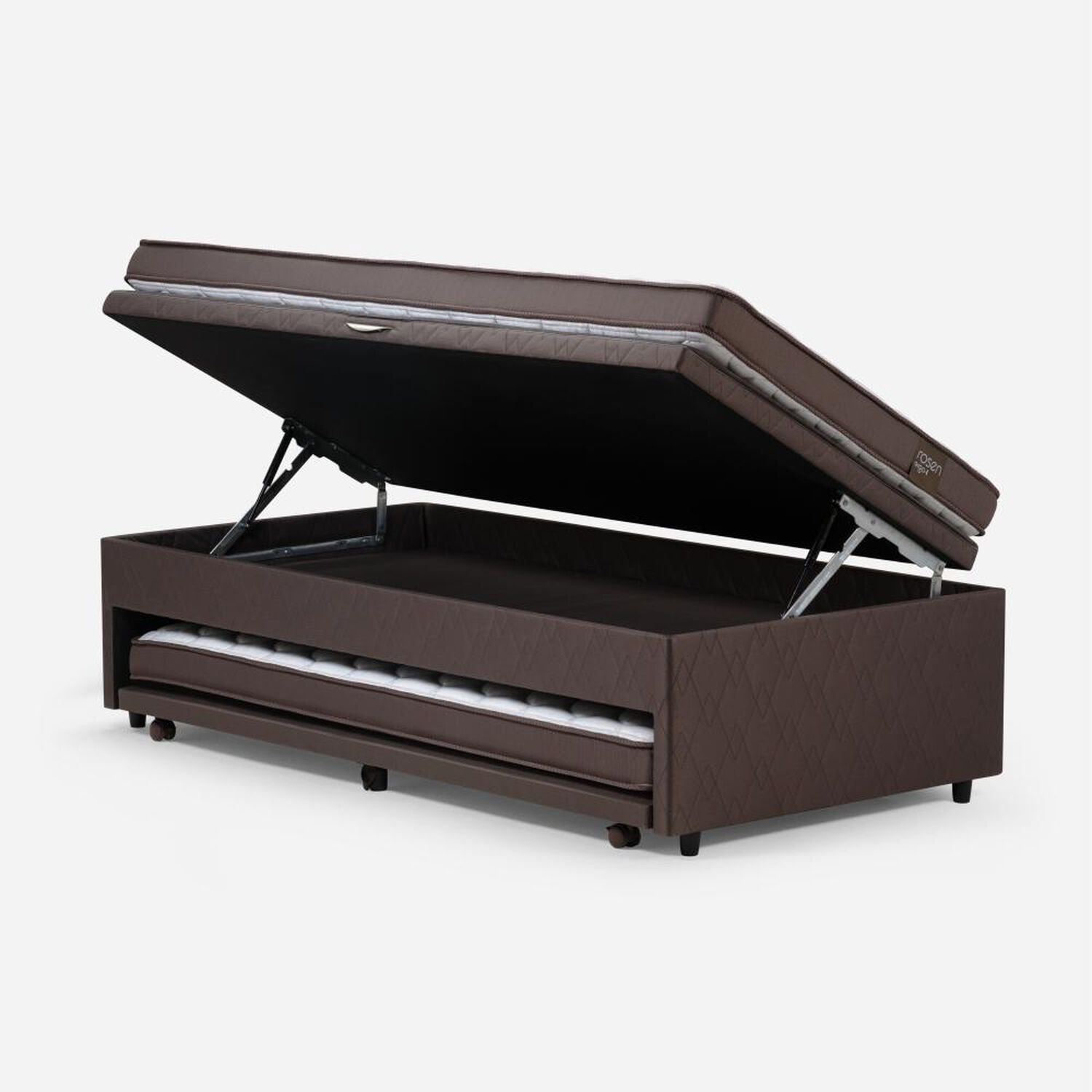 Bed Boxet Rosen Ergo T / 1.5 Plazas + Set de Maderas Tabor Tabor Grafito image number 4.0