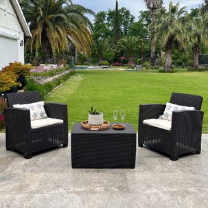 Juego Terraza &Aacute;lamo D&uacute;o Chocolate