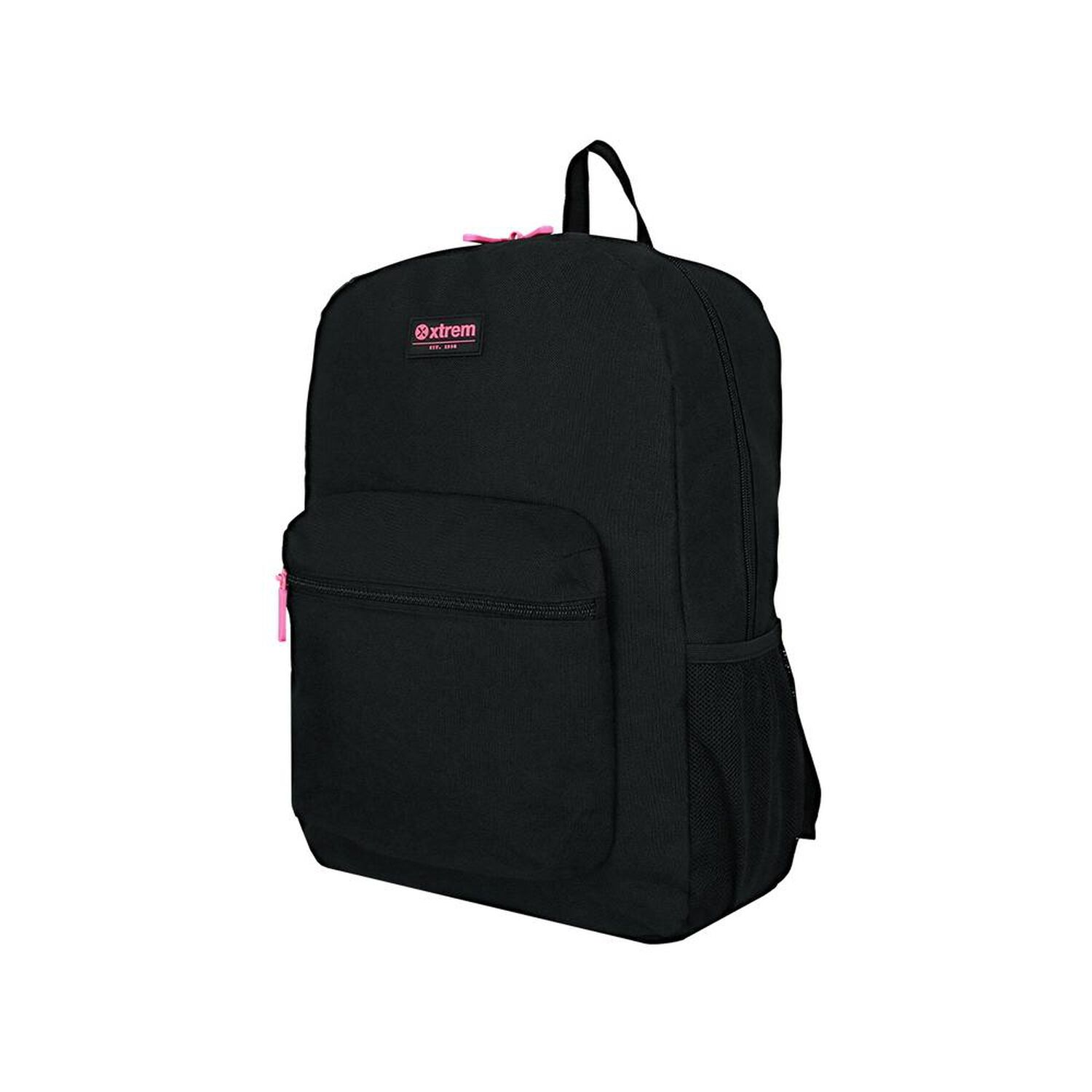 Triple Pack 6xt Mochila Ni&ntilde;a Xtrem Negro/rosado image number 1.0