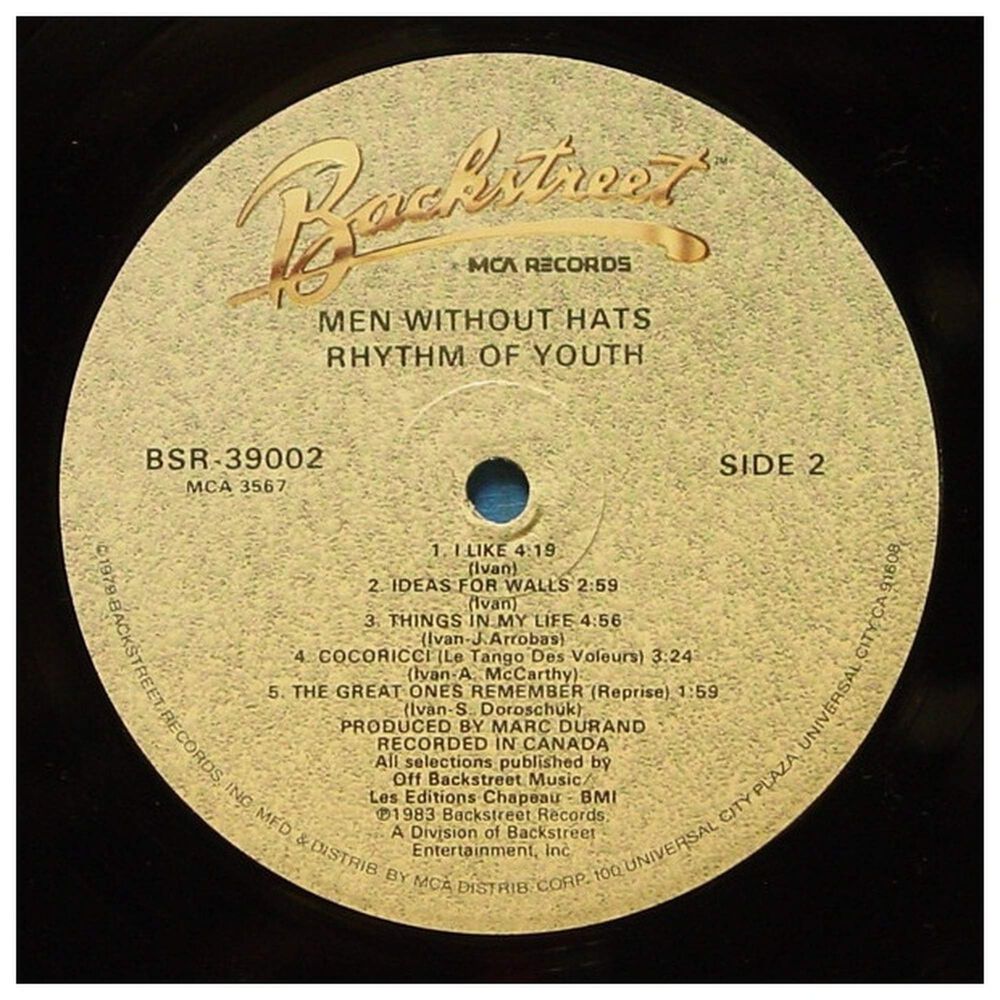 Men Without Hats - Rhythm Of Youth | Vinilo image number 2.0