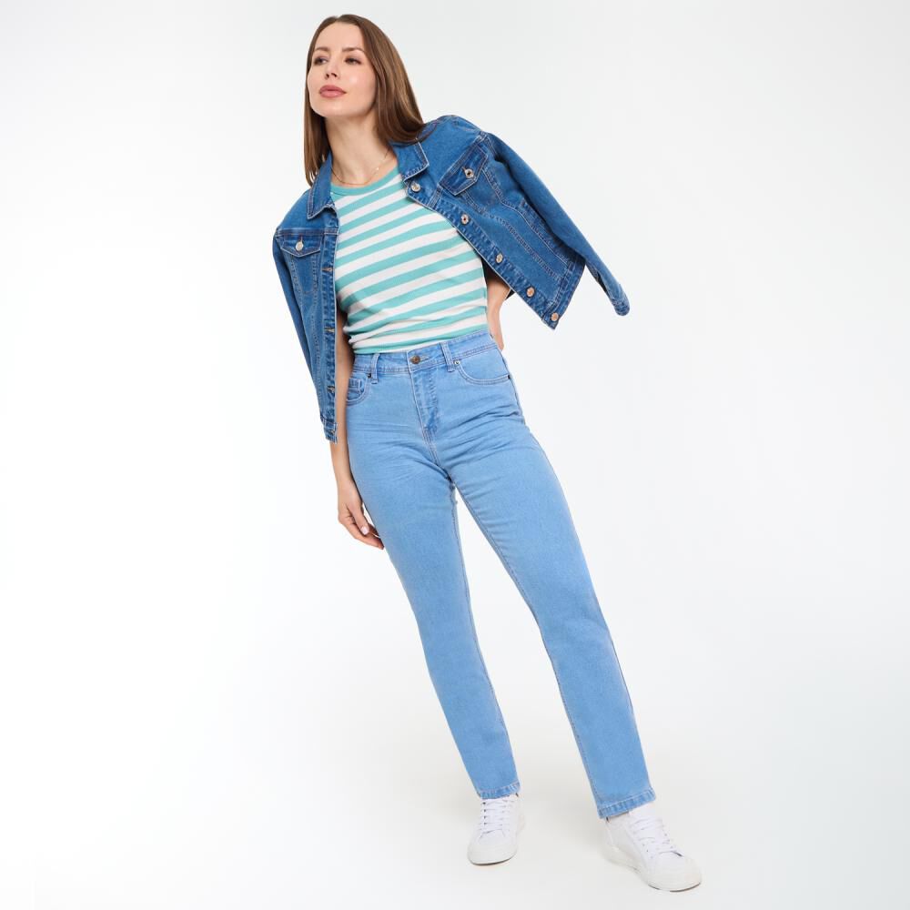 Jeans Tiro Medio Skinny Mujer Geeps image number 1.0