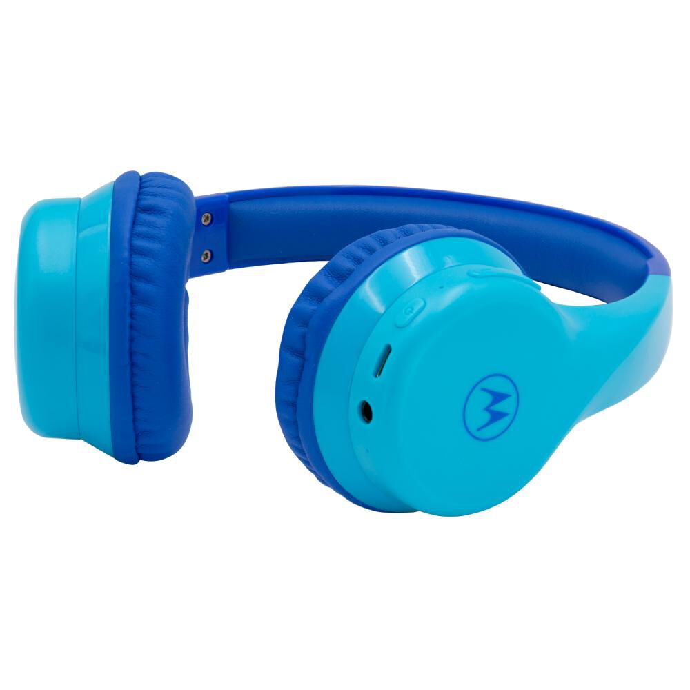 Audífonos Bluetooth Motorola Kids 300 Azul Bt image number 2.0