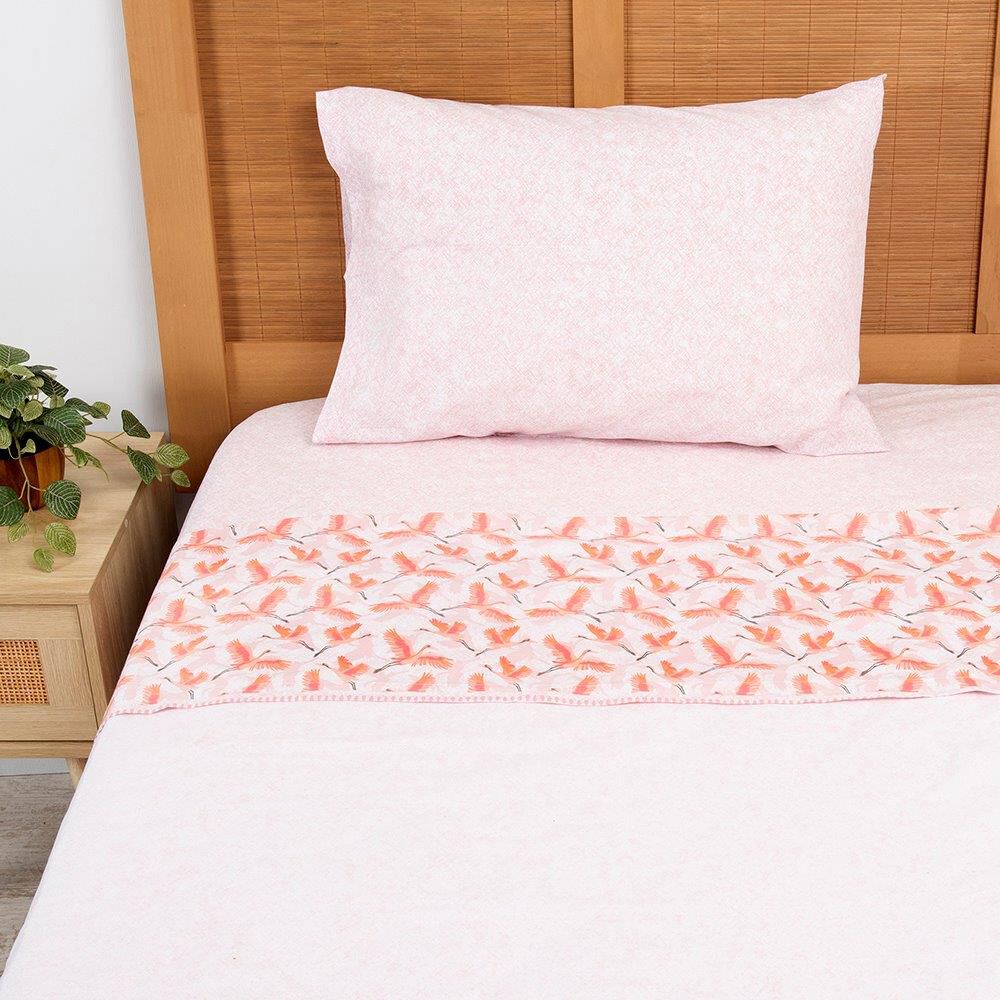 Sábana Mashini 180 Hilos 1.5 Plazas Fauna image number 2.0