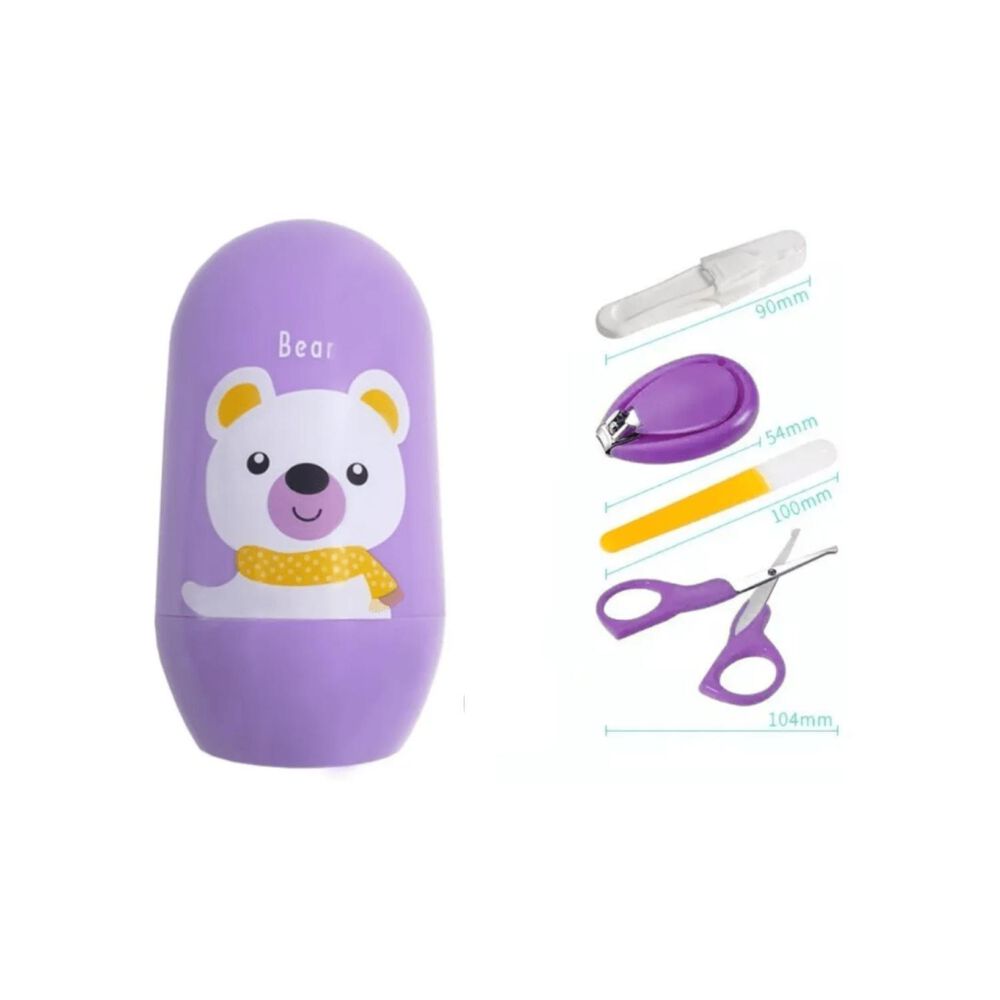 Set De Manicure Para Bebes 4 En 1 Varios Diese&ntilde;os Infantiles image number 0.0