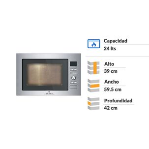 Horno Microondas Empotrado Ursus Trotter Ut MWO25L Reflex / 24 Litros