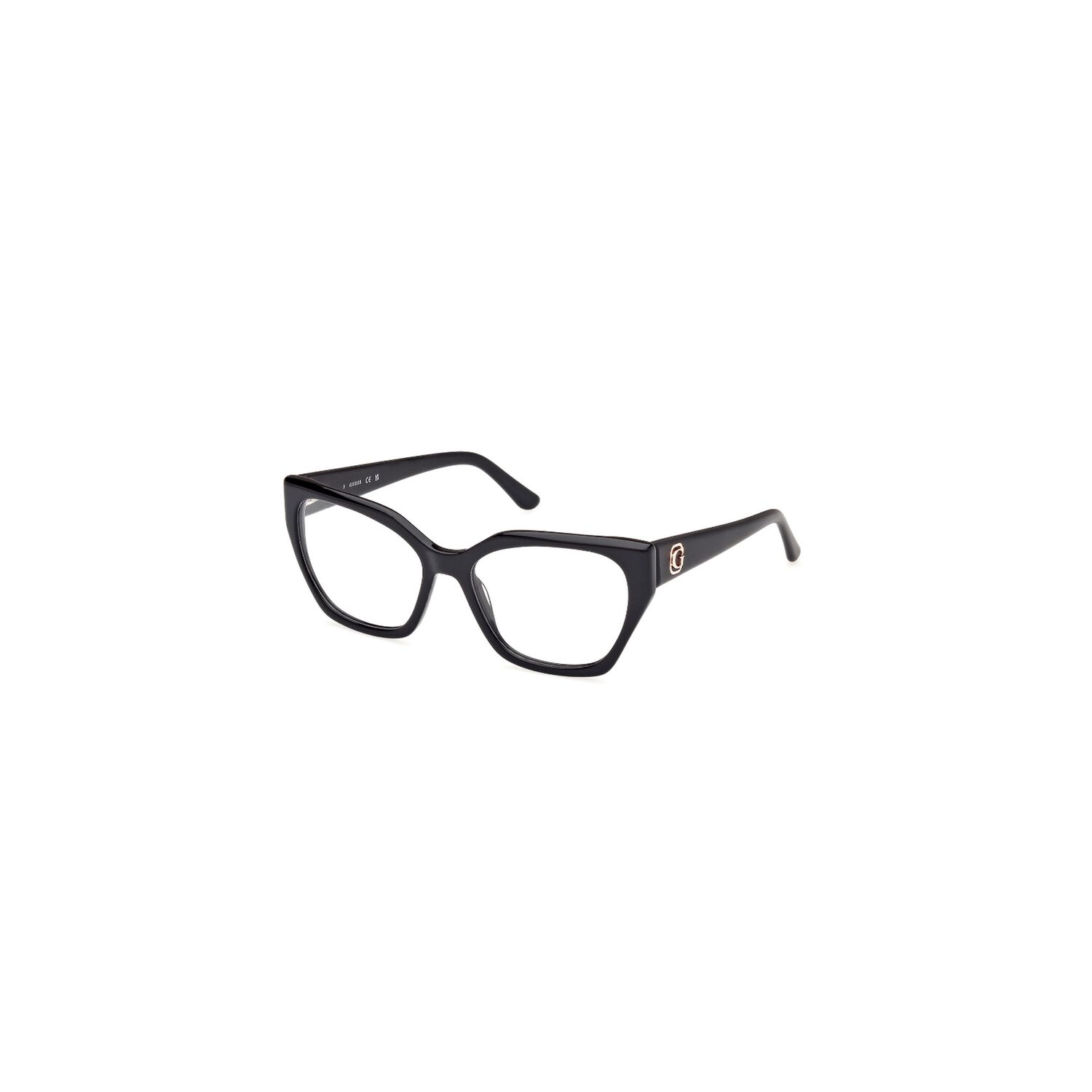 Lentes &Oacute;pticos Negro Brillante Guess image number 1.0