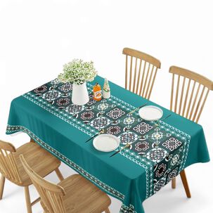 Mantel De Mesa Rectangular Estampado Medida 140cm X 220cm Me1-21