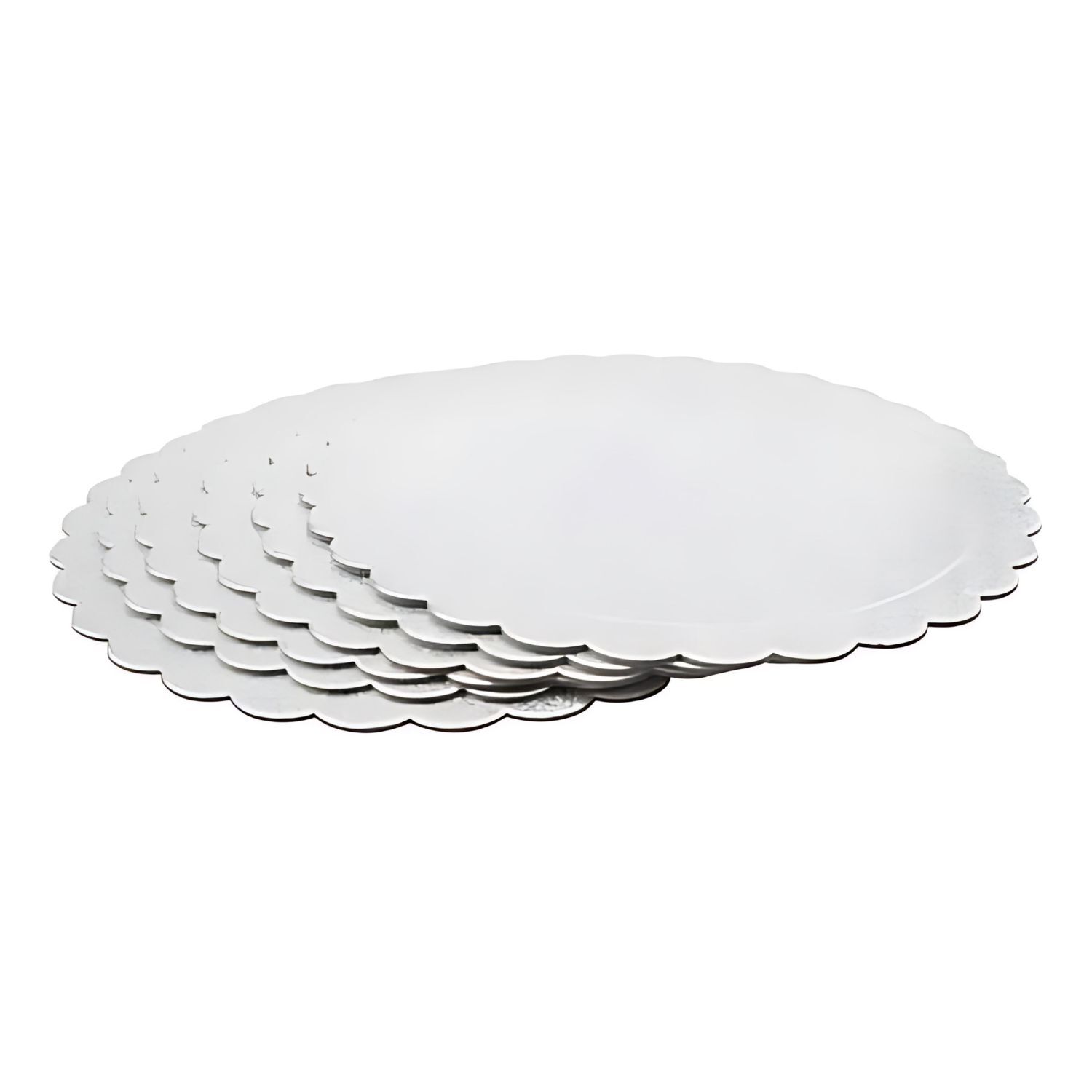 Base Tortas Redondo 24 Cm 6 Unidades Plateado image number 0.0