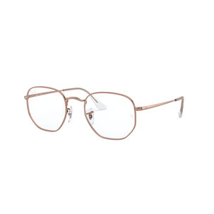 Lentes Ópticos Hexagonal Rosado Ray-ban Optical