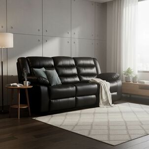 Sof&aacute; 3 Cuerpos Reclinable Moderno Roma Km060s