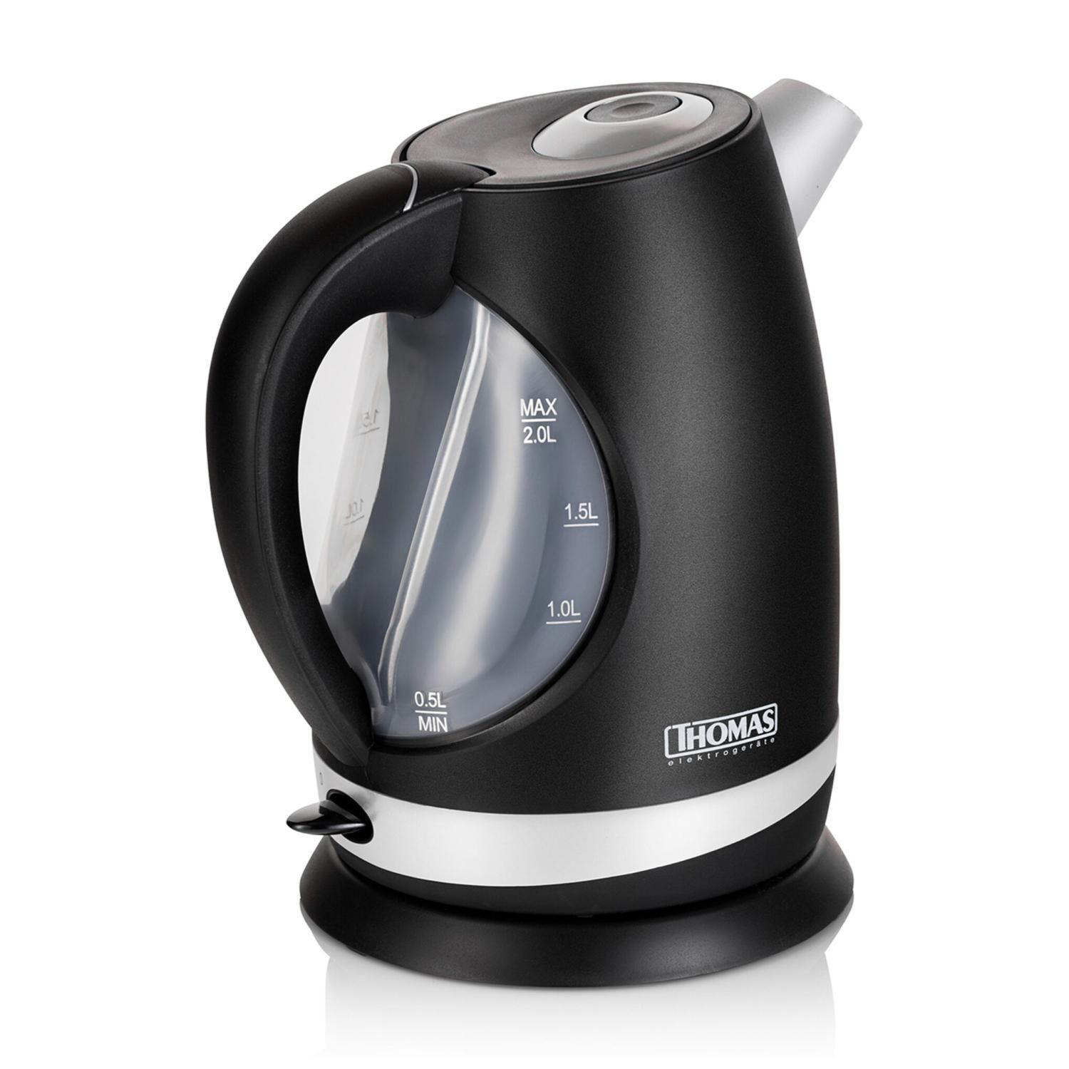 Hervidor Electrico 2l 2200w Negro Th-4515n Thomas image number 2.0