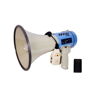 Megáfono Con Mic De Mano + Batería 50w Mavi